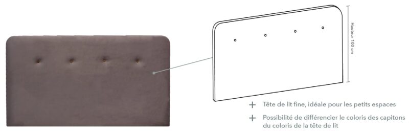 Tête de lit NORDIC – Image 2
